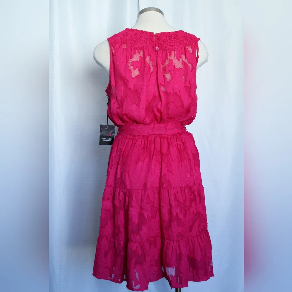 Simply Vera Vera Wang Pink Lace Party Dress Size M NWT - Picture 3 of 12
